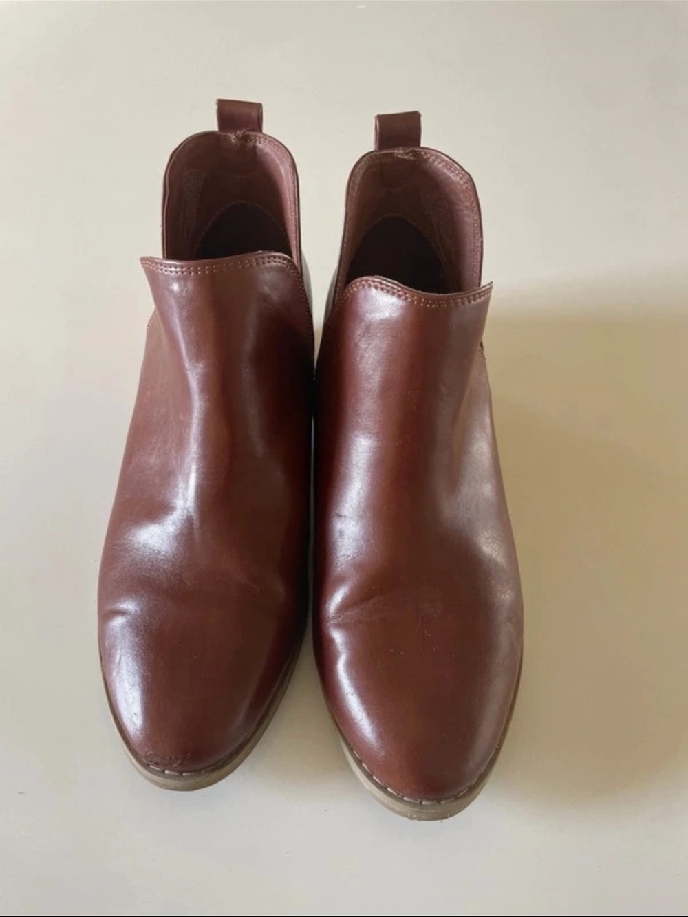 Target Women's Brown Leather Ankle Booties